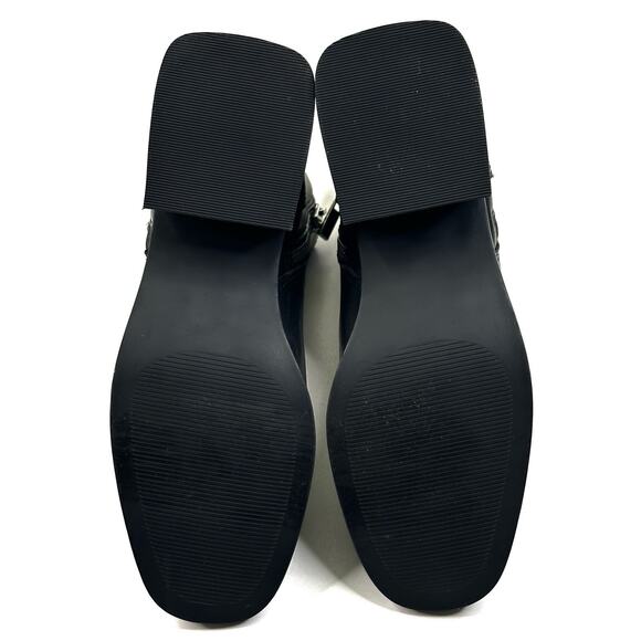 Steve Madden Ruthy Black Leather Ankle Boots Side Zip Womens Size 8.5M New $119 - Picture 13 of 13